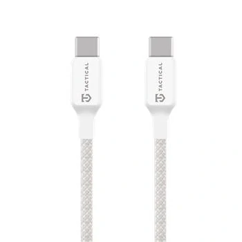 Tactical STITCH THREAD CABLE USB-C/USB-C 1M WHITE