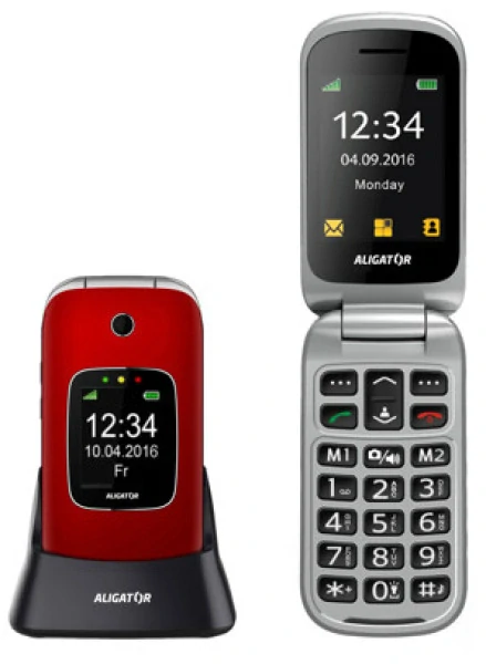 ALIGATOR V650 SENIOR/RED-SILVER