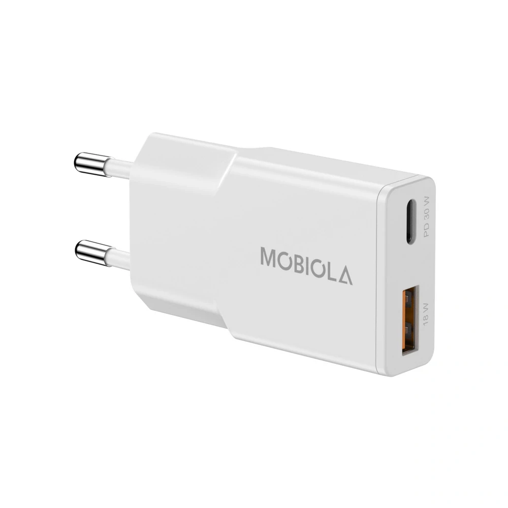 NABÍJECÍ ADAPTÉR MOBIOLA 30W (USB-A+USB-C)