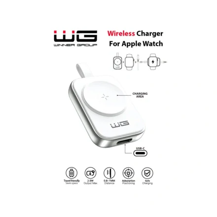 NABÍJECÍ MAGNETICKÉ ZAŘÍZENÍ PRO APPLE WATCH USB-C (WHITE)