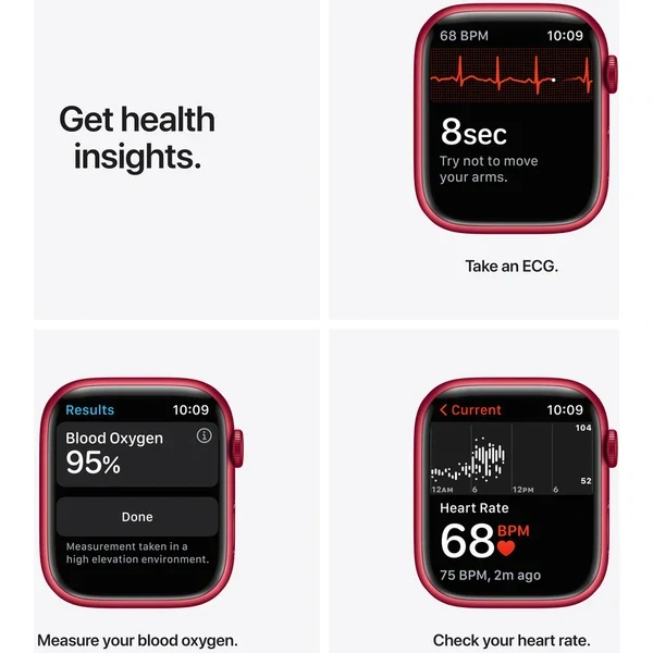 APPLE WATCH SERIES 7 45MM CELLULAR, POUŽITÉ ZBOŽÍ