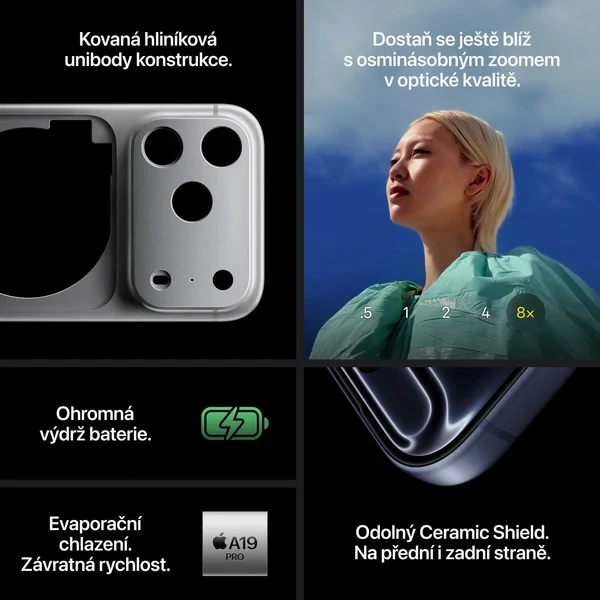 APPLE IPHONE 17 PRO MAX 256GB TEMNĚ MODRÝ ZÁNOVNÍ ZBOŽÍ