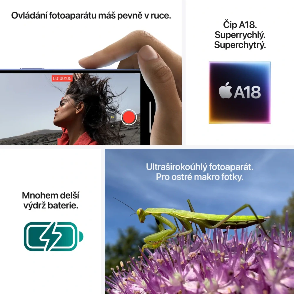 APPLE IPHONE 16 PLUS 256GB ULTRAMARÍNOVÝ, POUŽITÉ ZBOŽÍ