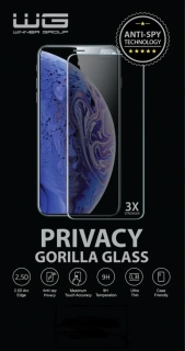 Tvrzené skla PRIVACY od WG 4D FULL GLUE