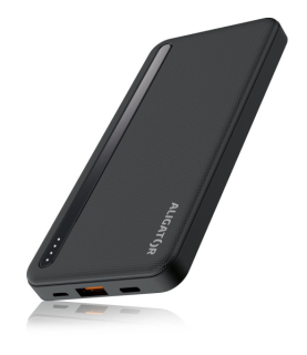 POWERBANKA ALIGATOR PBAL1050 / 10.000mAh / 20W / černá